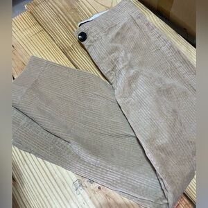 Zara Tan Corduroy Pants